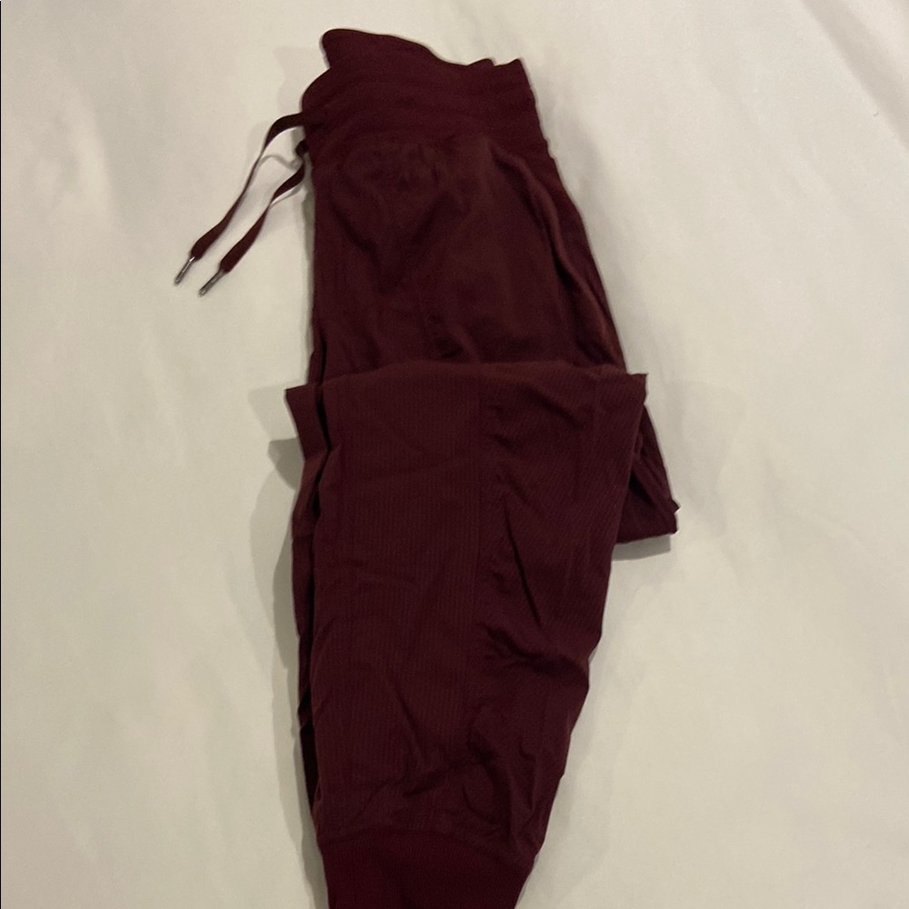 Maroon Jogger Pants